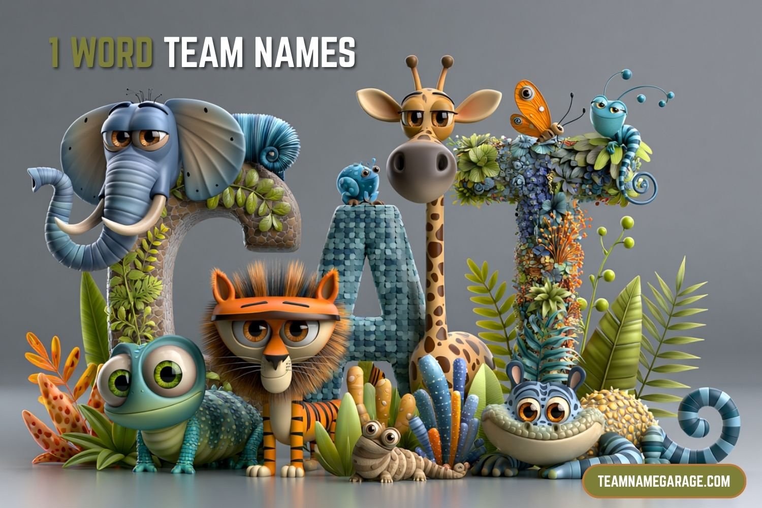 1 word team names