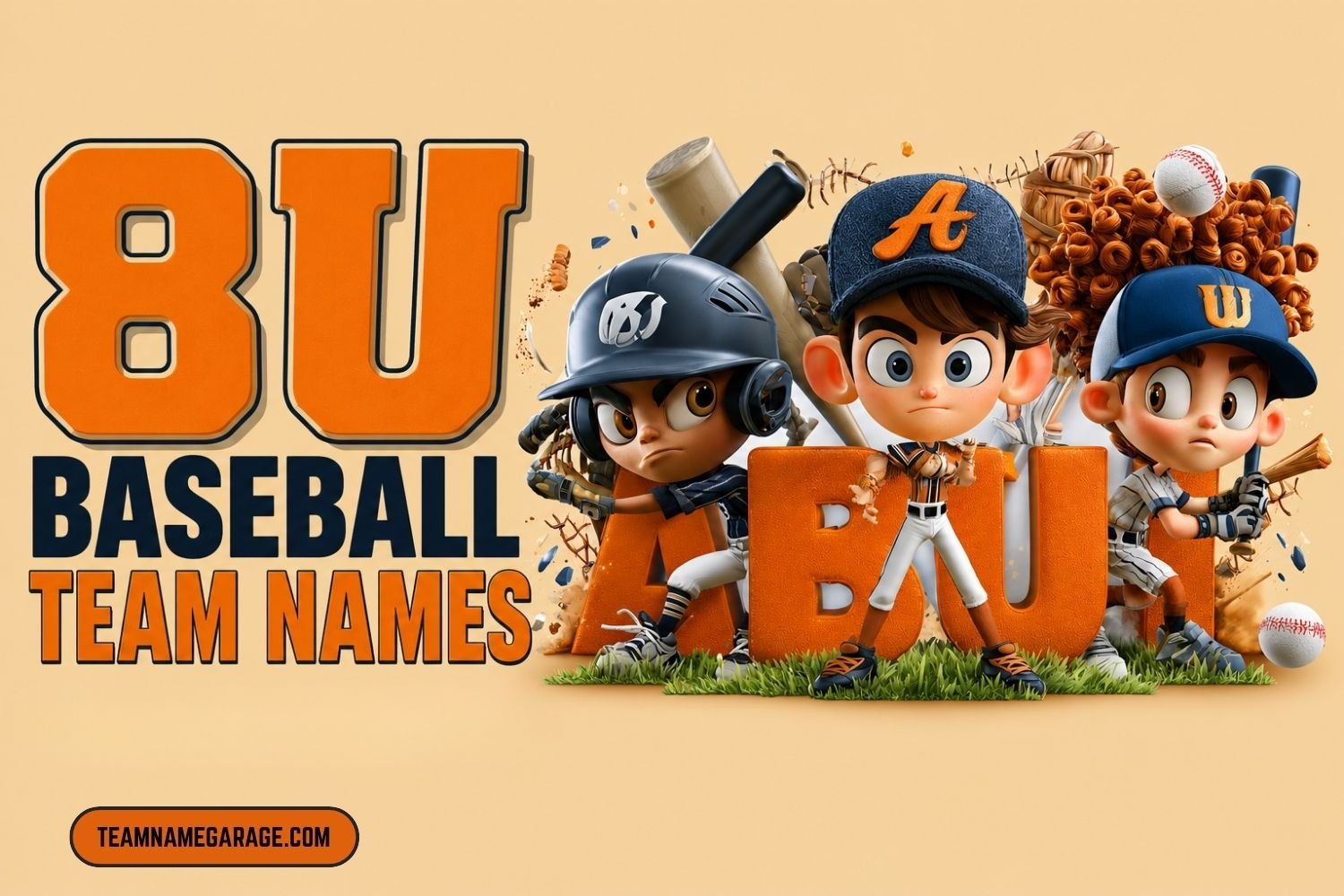 8u baseball team names