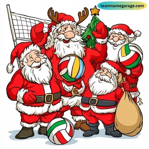 Best Christmas Volleyball Team Names