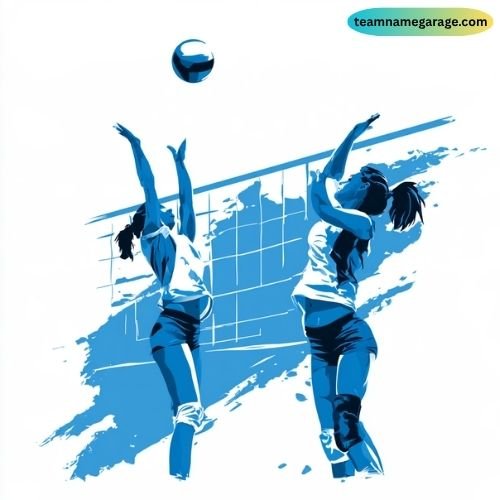 Cool Blue Volleyball Team Names