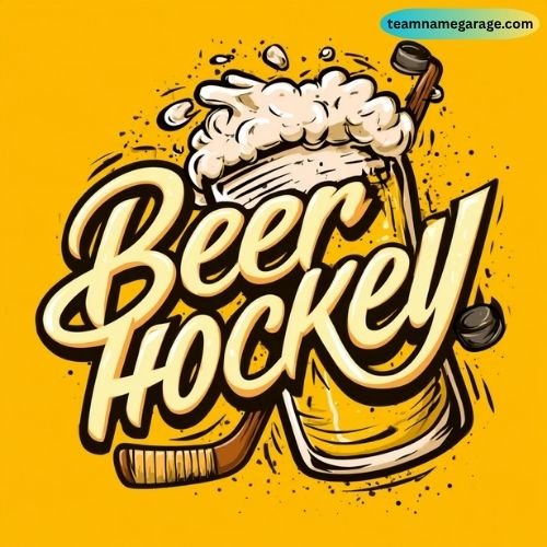 Funny Beer Hockey Team Names