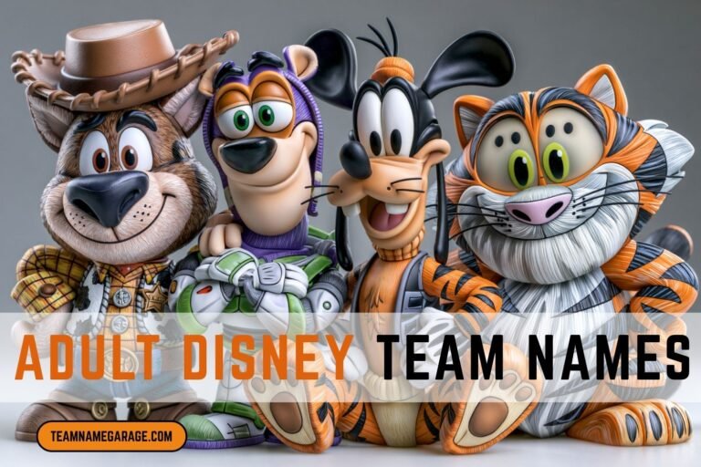 adult disney team names