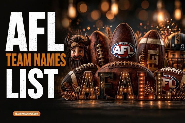 afl team names list