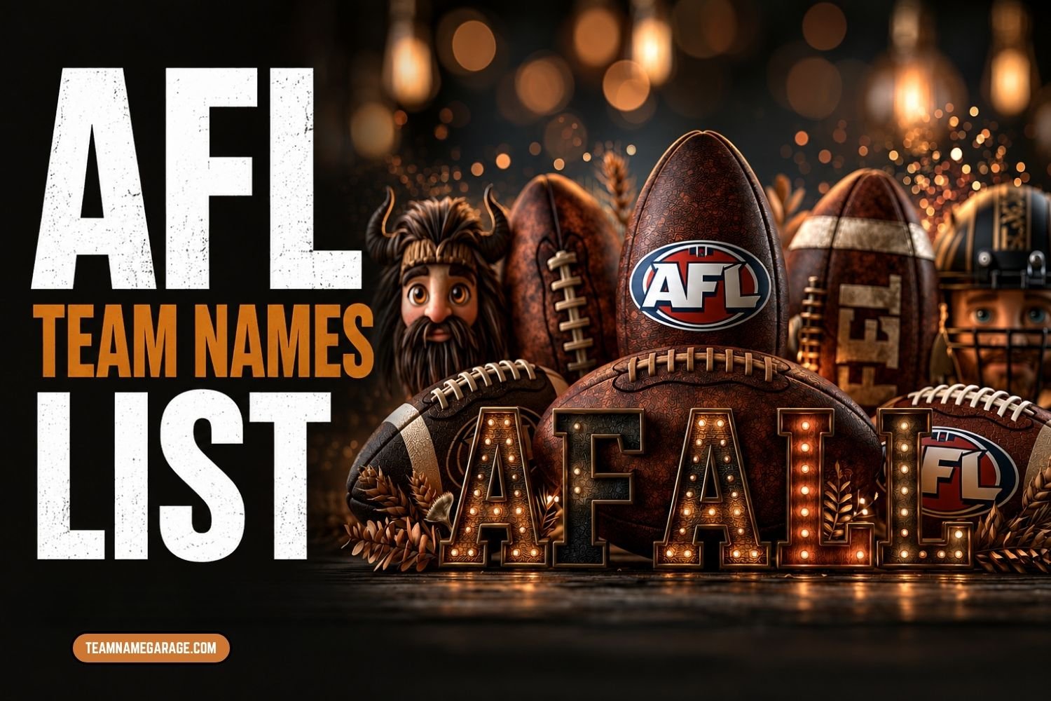 afl team names list