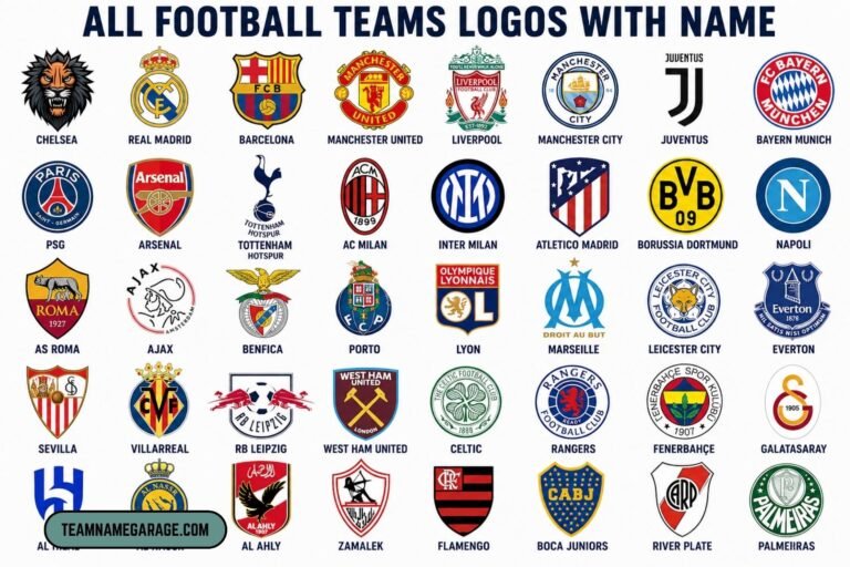 all football teams logos with name