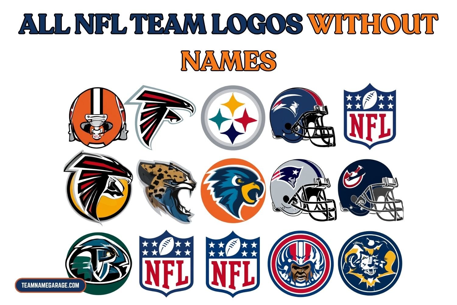 all nfl team logos without names