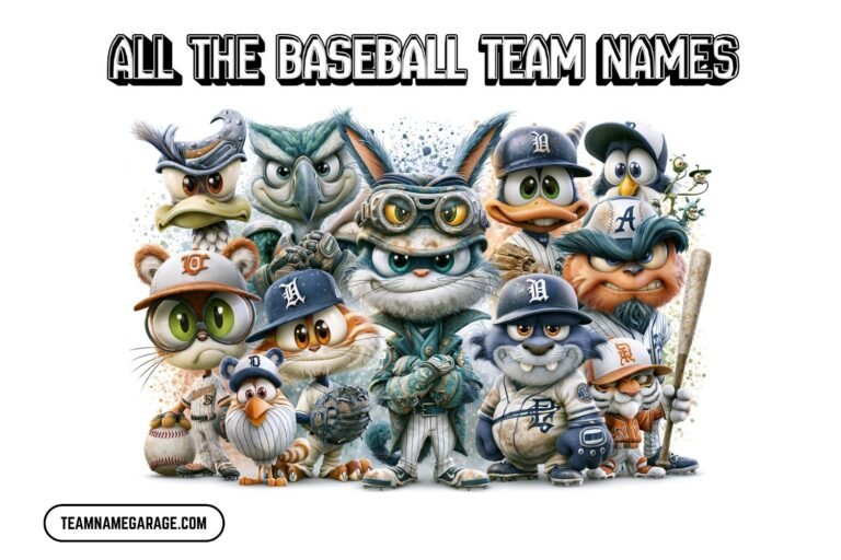 all the baseball team names