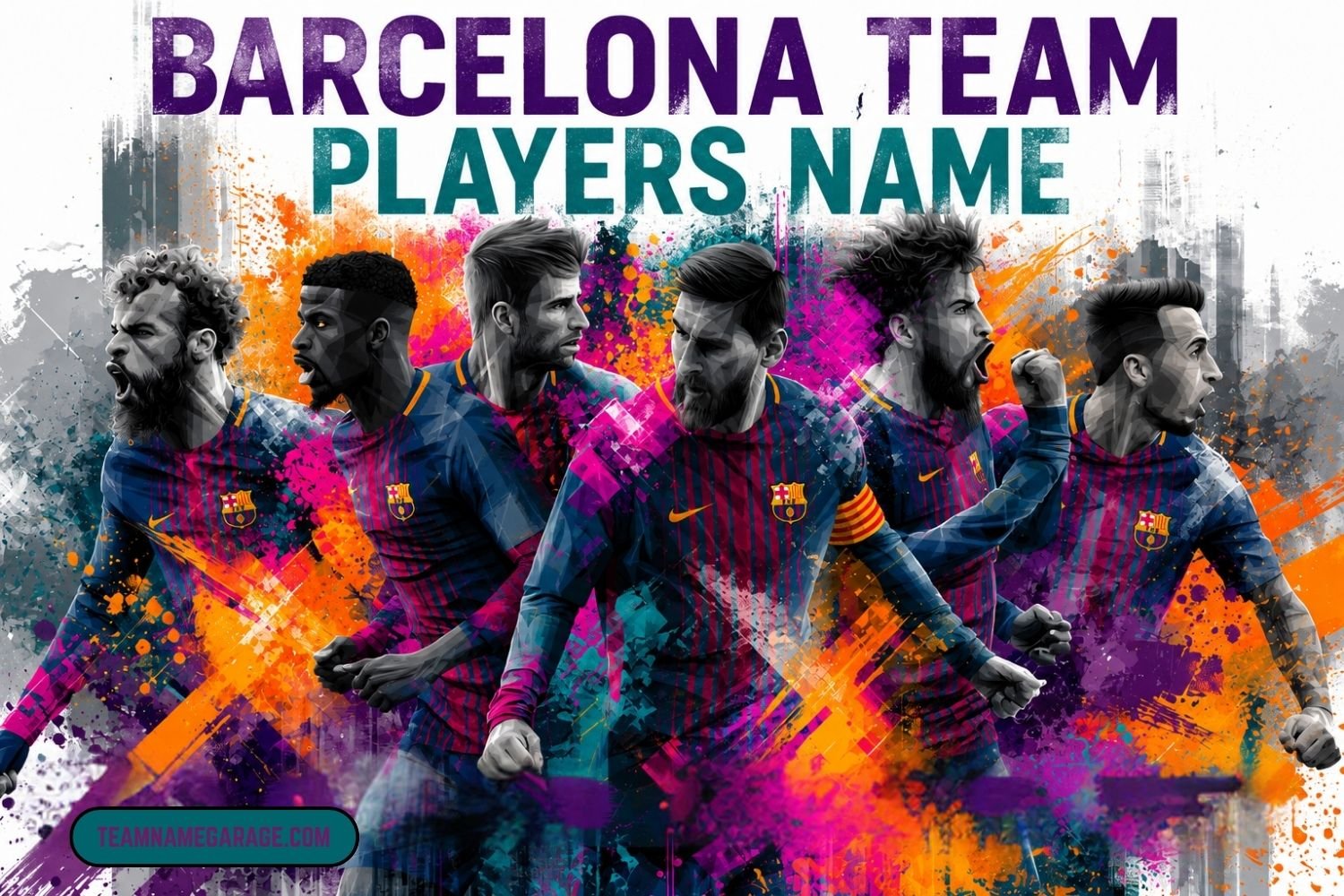 barcelona team players name