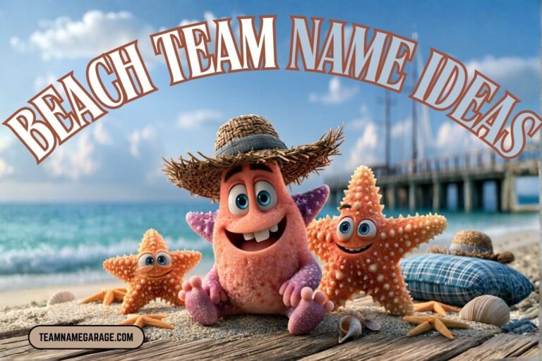 beach team name ideas
