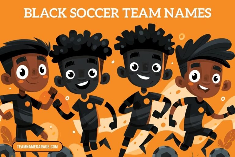 black soccer team names