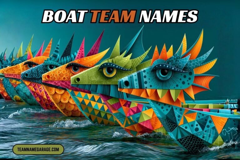boat team names