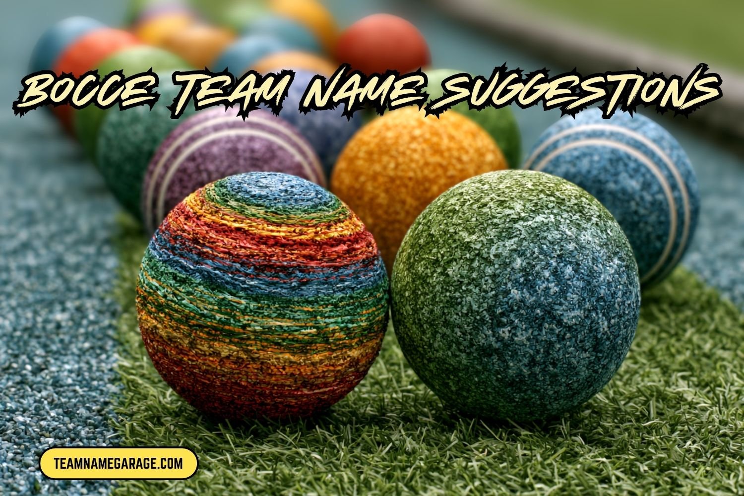 bocce team name suggestions