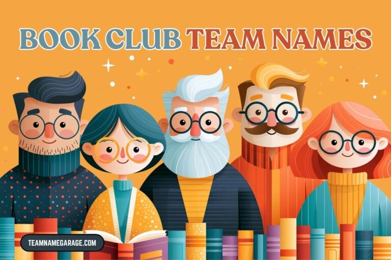 book club team names