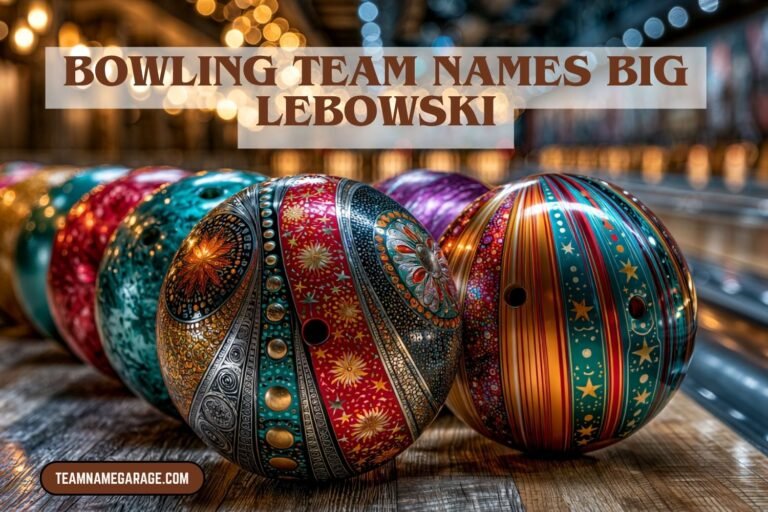 bowling team names big lebowski