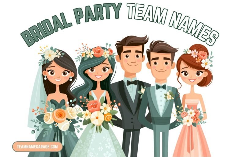 bridal party team names