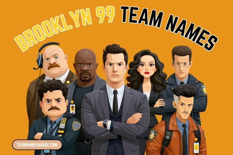 brooklyn 99 team names