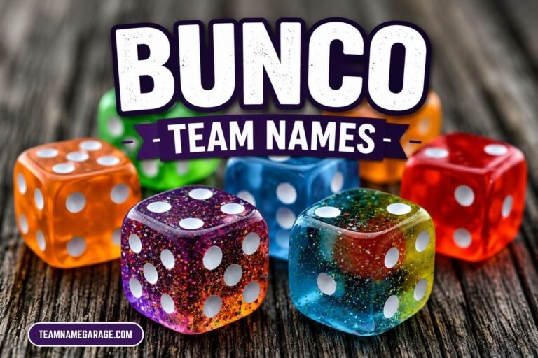 bunco team names