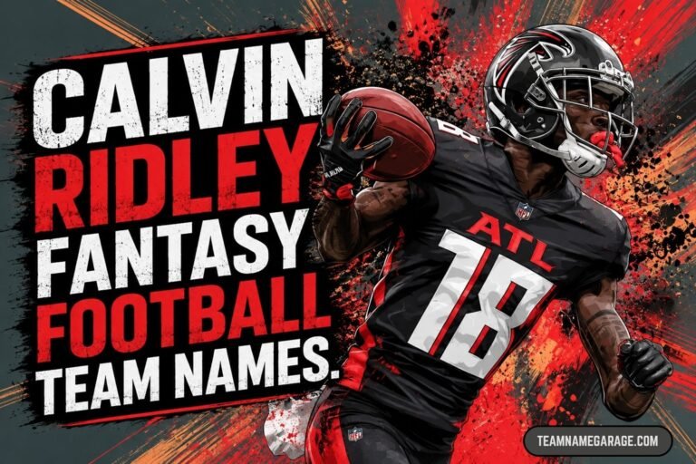 calvin ridley fantasy football team names