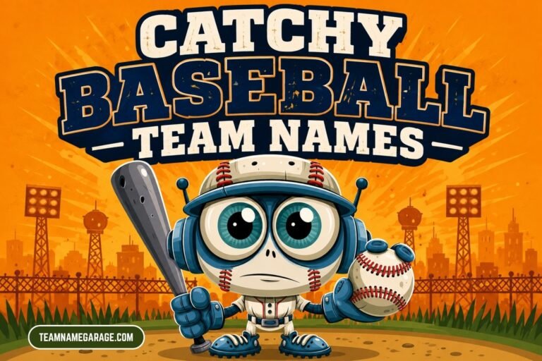 catchy baseball team names