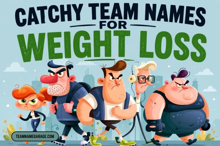 catchy team names for weight loss