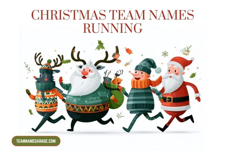 christmas team names running