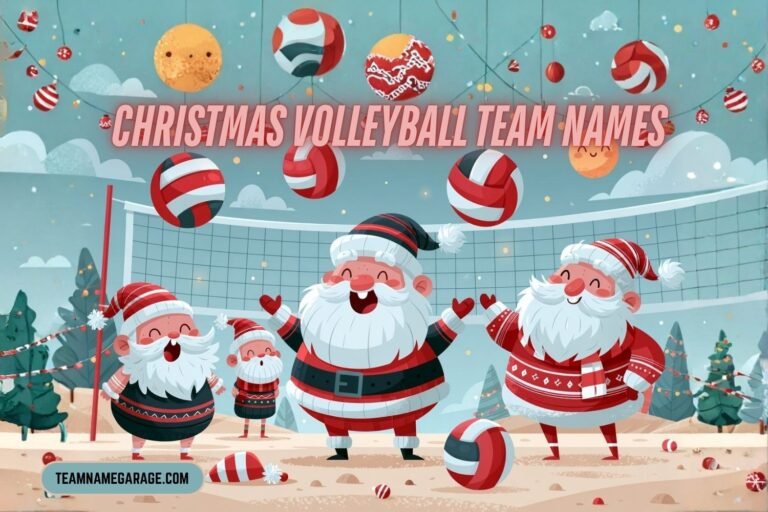 christmas volleyball team names