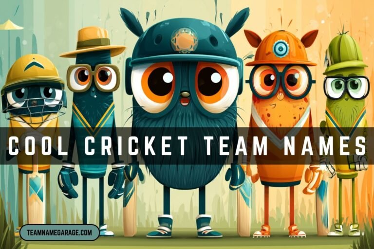 cool cricket team names