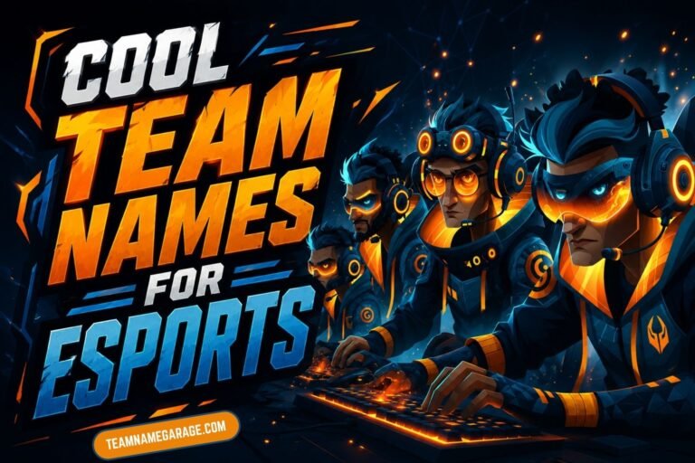 cool team names for esports